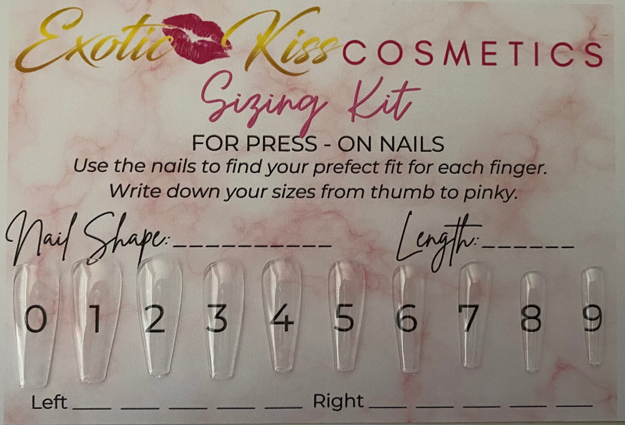 Nail Sizing Kit